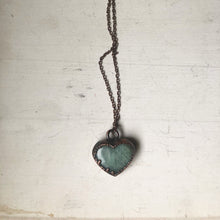 Load image into Gallery viewer, Amazonite Heart Necklace #4