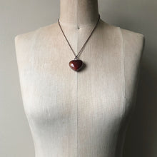 Load image into Gallery viewer, Carnelian Heart Necklace #1