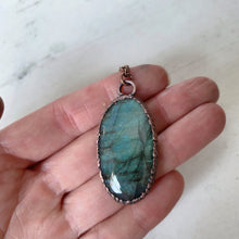Load image into Gallery viewer, Labradorite Full Moon in Leo Necklace #3 - Ready to Ship
