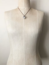 Load image into Gallery viewer, Clear Quartz Druzy Necklace #2 - Ready to Ship (4/25 Update)