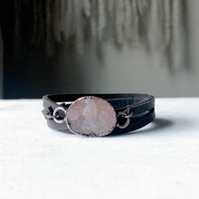 Load image into Gallery viewer, White Druzy Wrap Bracelet/Choker - Ready to Ship