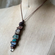 Load image into Gallery viewer, Chakra Stone Statement Necklace - Ready to Ship