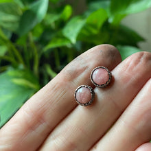 Load image into Gallery viewer, Rhodochrosite Stud Earrings - Ready to Ship