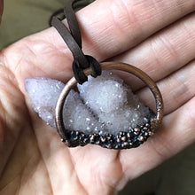Load image into Gallery viewer, Amethyst Spirit Quartz Cluster Necklace - Ready to Ship