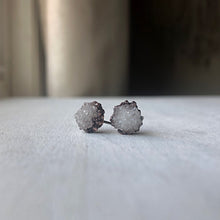 Load image into Gallery viewer, Clear Quartz Druzy Earrings #3 - Ready to Ship