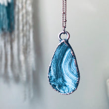 Load image into Gallery viewer, Chalcedony Teardrop Necklace #1 - Ready to Ship