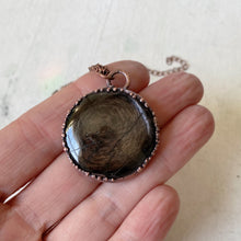 Load image into Gallery viewer, Hypersthene Black Moon Lilith Necklace #1 - Ready to Ship
