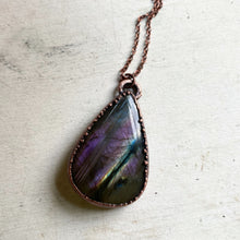 Load image into Gallery viewer, Purple Labradorite Necklace #4 - Ready to Ship