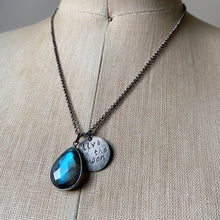 Load image into Gallery viewer, Live By the Moon Necklace with Labradorite (Small)- Ready to Ship