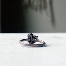 Load image into Gallery viewer, Black Tourmaline Stacking Ring #5 (Size 6.5)