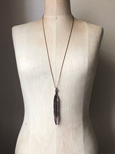 Load image into Gallery viewer, Electroformed Feather Necklace - Ready to Ship