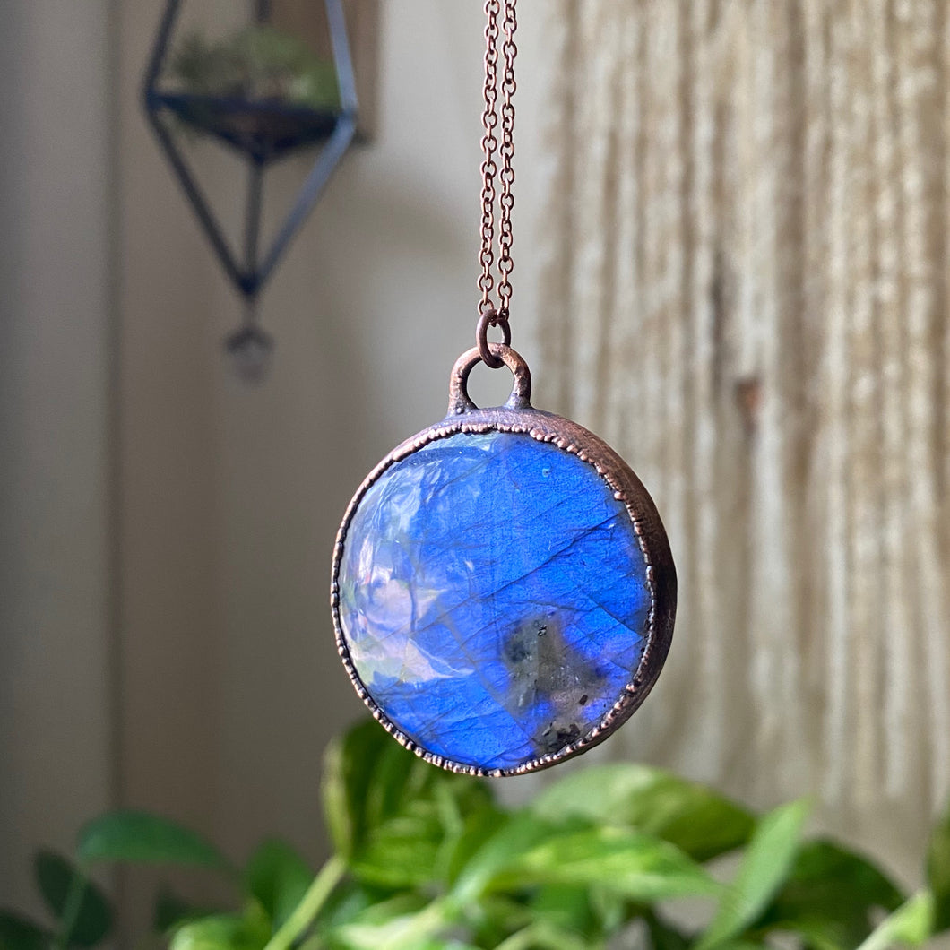 Labradorite Blue Moon Necklace #2