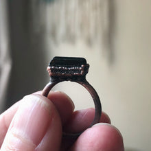 Load image into Gallery viewer, Dravite (Brown Tourmaline) Stacking Ring # 5 (Size 6.75-7)