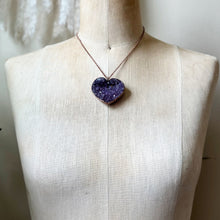 Load image into Gallery viewer, Druzy Heart “Shine On” Necklace #2 - Ready to Ship