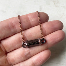 Load image into Gallery viewer, Dravite (Brown Tourmaline) Bar NecklaceNecklace #2