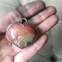 Load image into Gallery viewer, Polychrome Jasper Heart Necklace #15