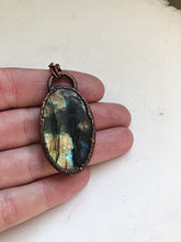 Load image into Gallery viewer, Labradorite Oval Necklace #2 - Ready to Ship (5/17 Update)
