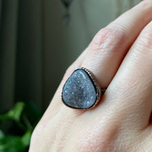 Load image into Gallery viewer, Druzy Portal of the Heart Ring #3 (Size 6) - Ready to Ship