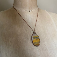 Load image into Gallery viewer, Bumblebee Jasper Oval Necklace #2