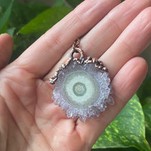 Load image into Gallery viewer, Amethyst Stalactite Slice Necklace #2 - Ready to Ship