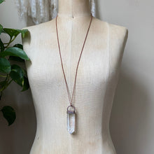 Load image into Gallery viewer, Angel Aura Quartz Polished Point Necklace #2 - Ready to Ship