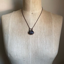 Load image into Gallery viewer, Purple Labradorite Teardrop Necklace #1 - Ready to Ship