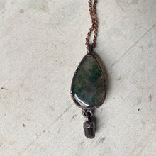 Load image into Gallery viewer, Moss Agate & Dravite Necklace #1
