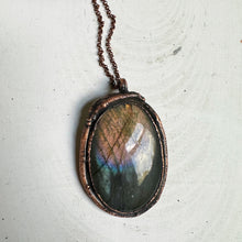 Load image into Gallery viewer, Oval Labradorite Necklace - Ready to Ship