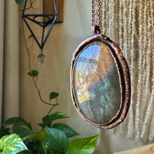 Load image into Gallery viewer, Oval Labradorite Necklace - Ready to Ship