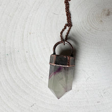 Load image into Gallery viewer, Fluorite Polished Point “Focus” Necklace #4 - Ready to Ship