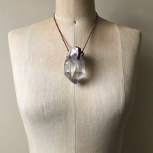 Load image into Gallery viewer, Clear Quartz Point and Moonstone Necklace #1 - Ready to Ship