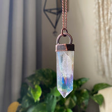 Load image into Gallery viewer, Angel Aura Quartz Polished Point Necklace #1 - Ready to Ship