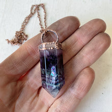 Load image into Gallery viewer, Fluorite Polished Point Necklace #3 - Ready to Ship