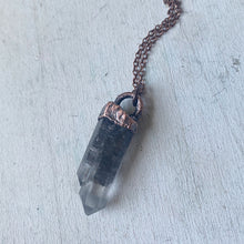 Load image into Gallery viewer, Raw Tibetan Black Quartz Necklace #2