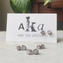 Load image into Gallery viewer, Clear Quartz Druzy Earrings - Ready to Ship