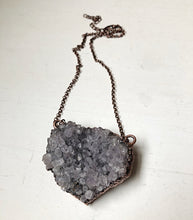 Load image into Gallery viewer, Raw Natural Amethyst Druzy Necklace
