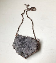 Load image into Gallery viewer, Raw Natural Amethyst Druzy Necklace