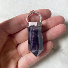 Load image into Gallery viewer, Fluorite Polished Point Necklace #4 - Ready to Ship
