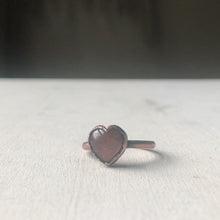 Load image into Gallery viewer, Sunstone Heart Ring - #1 (Size 6.5-6.75) - Ready to Ship