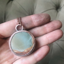 Load image into Gallery viewer, Polychrome Jasper Moon Necklace #12