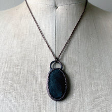Load image into Gallery viewer, Silver Obsidian Necklace #2