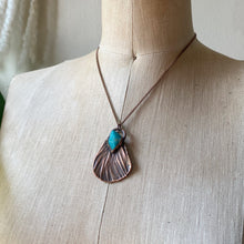 Load image into Gallery viewer, Butterfly Wing & Amazonite Necklace