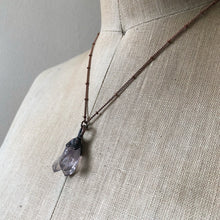 Load image into Gallery viewer, Raw Pale Amethyst Triple Point Necklace - Ready to Ship
