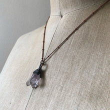 Load image into Gallery viewer, Raw Pale Amethyst Triple Point Necklace - Ready to Ship