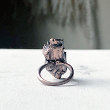 Load image into Gallery viewer, Black Tourmaline Statement Ring #5 (Size 6.5)