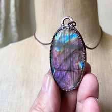 Load image into Gallery viewer, Purple Labradorite Necklace #6 - Ready to Ship