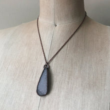 Load image into Gallery viewer, White Druzy Necklace (Teardrop)- Ready to Ship