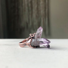 Load image into Gallery viewer, Vera Cruz Amethyst Cluster Ring #1 - Ready to Ship