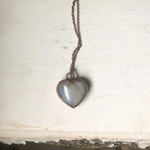 Load image into Gallery viewer, Botswana Agate Heart Necklace #1