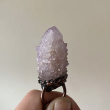 Load image into Gallery viewer, Amethyst Spirit Quartz Necklace with Purple Agate Accent Chain #1 - Ready to Ship